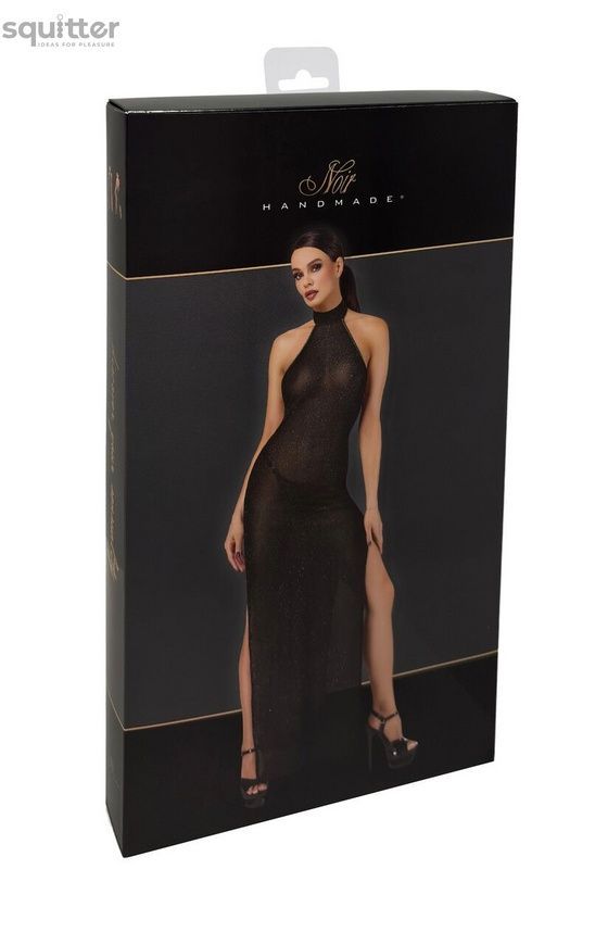 Сукня Noir Handmade F372 Onyx Twin-slit Long dress XL SX4112 - онлайн-сексшоп Сквітер