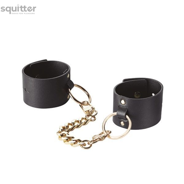 Наручники Bijoux Indiscrets MAZE - Wide Cuffs Black SO2649 фото