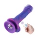 Фалоімітатор 8.2″ з вібрацією для секс-машин Hismith Purple Silicone Dildo with Vibe, знімний конект SO6212 фото 1