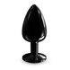 Металева анальна пробка з кристалом Dorcel Diamond Plug Black L SO7810 фото 1