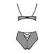 Еротичний комплект з малюнком Passion LOVELIA BIKINI S/M, black SO4748,4 - інтернет-магазин інтимних товарів Squitter