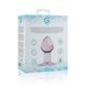 Розовая анальная пробка из стекла Gildo Pink Glass Buttplug No. 27SO4421,5 - интернет-магазин интимных товаров Squitter