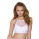 Спортивный топ с прозрачной вставкой Passion PS006 TOP white, size MSO4244,1 - интернет-магазин интимных товаров Squitter