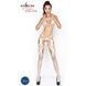 Бодістокінг Passion BS039 white, комбінезон, імітація панчох PBS039W,2 - інтернет-магазин інтимних товарів Squitter