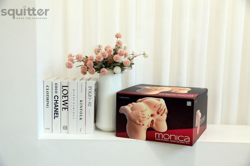 Мастурбатор-попа Naked Factory MONICA, вагіна + анус, 2 канали, дуже реалістичний, наскрізний SX3474 - онлайн-сексшоп Сквітер
