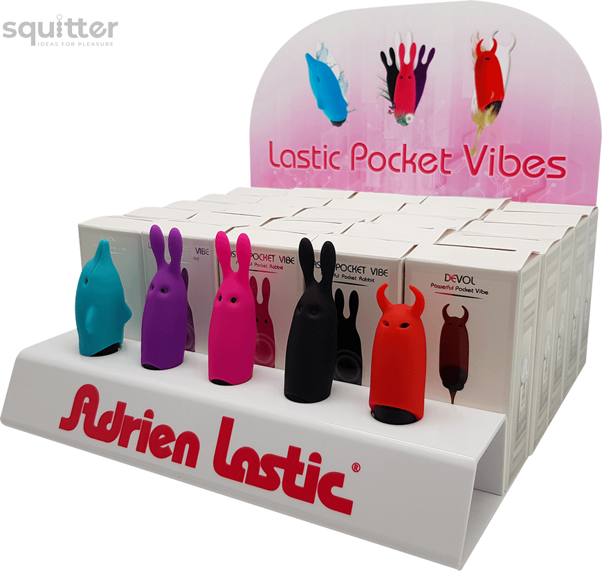 Набір вібраторів Adrien Lastic Promo Pack Pocket Vibe (25 шт + тестери) AD90505 фото