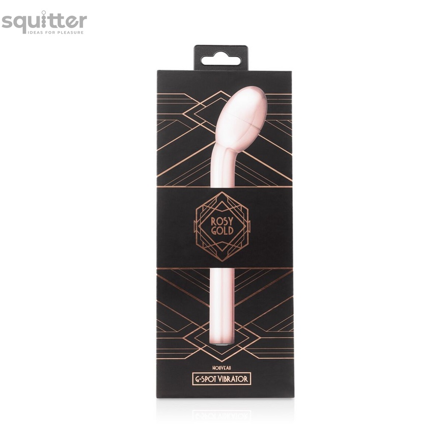 Вібратор для точки G Rosy Gold — Nouveau G-spot Vibrator SO4595 фото