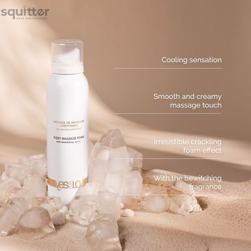 Масажна піна YESforLOV FIZZY MASSAGE FOAM with bewitching scent 150 мл, квітковий аромат SX4539 - онлайн-сексшоп Сквітер