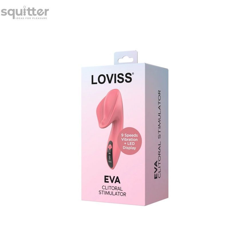 Вібратор для клітора та вульви Loviss Eva Clitoral Stimulator, 9 режимів SX3992 - онлайн-сексшоп Сквітер