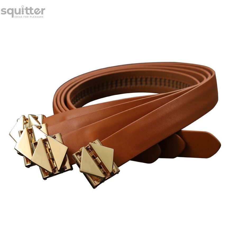 Набір фіксаторів для рук та ніг LOCKINK Hogtie Set, коричневий, ремені з натуральної шкіри SX0840 - онлайн-сексшоп Сквітер