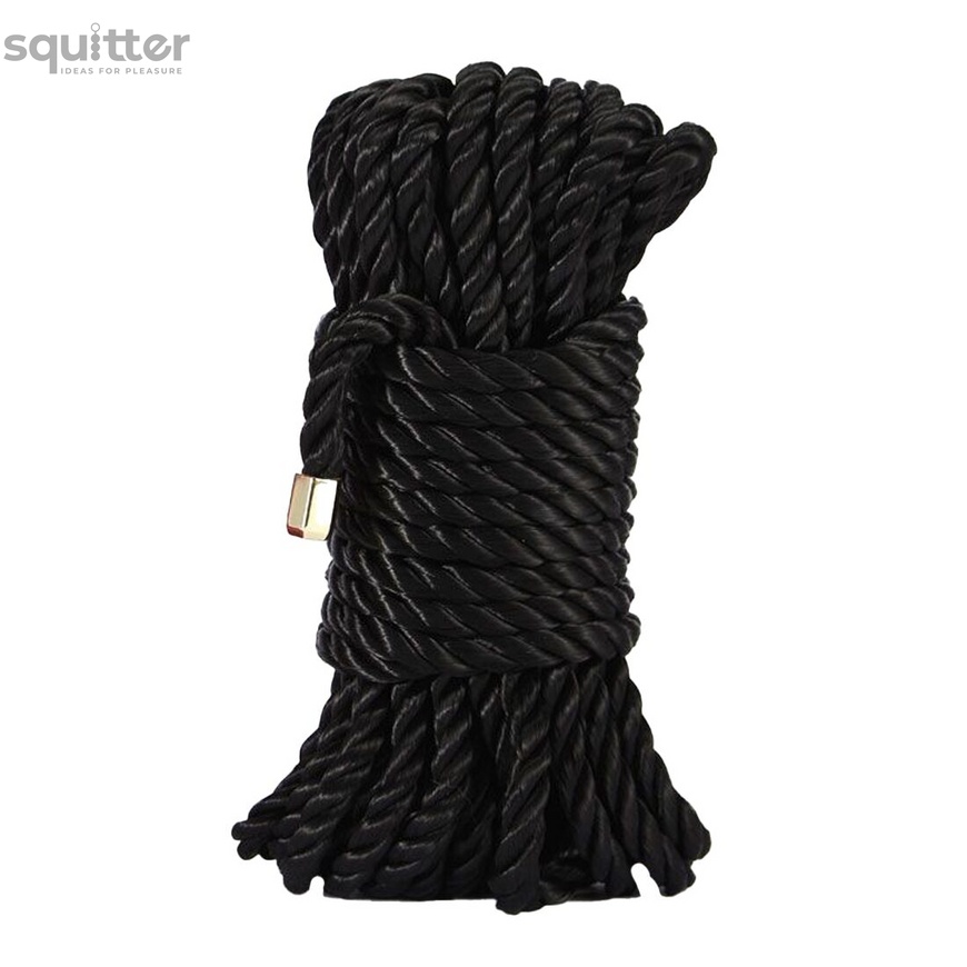 Роскошная веревка для Шибари Zalo Bondage Rope Black SO8234 фото