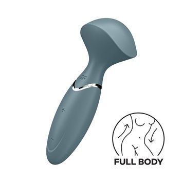 Вібромасажер Satisfyer Mini Wand-er Grey SO7793 - онлайн-сексшоп Сквітер