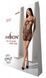 Ажурна мінісукня на тонких бретелях Passion BS096 One Size, black, плетіння на грудях SO8929,6 - інтернет-магазин інтимних товарів Squitter