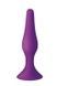 Анальная пробка на присоске MAI Attraction Toys №34 Purple, длина 12,5см, диаметр 3,2смSO5009,1 - интернет-магазин интимных товаров Squitter