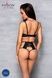 Комплект белья Passion TASMINA SET S/M black, лиф, высокие трусики с корсетом сзадиSO8491,6 - интернет-магазин интимных товаров Squitter