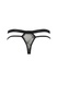 Чоловічі прозорі стринги Passion 029 Thong Collin S/M Black, сітка SO7559 фото 4