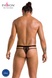 Чоловічі прозорі стринги Passion 029 Thong Collin S/M Black, сітка SO7559 фото 6