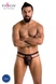 Чоловічі прозорі стринги Passion 029 Thong Collin S/M Black, сітка SO7559 фото 5