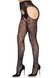 Колготки Leg Avenue Bloom Net Suspender Tights One Size Black SX4983,5 - інтернет-магазин інтимних товарів Squitter