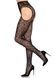 Колготки Leg Avenue Bloom Net Suspender Tights One Size Black SX4983,3 - інтернет-магазин інтимних товарів Squitter