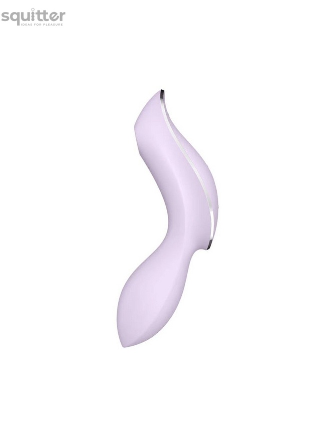 Вакуумний стимулятор з вібрацією Satisfyer Curvy Trinity 2 Violet SO6084 фото