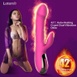 Вибратор-пульсатор Leten Automatical Thrusting Vibrator с подогревом, перезаряжаемый, 10 режимов SO2128 фото 8