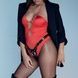 Трусики для страпона Strap-On-Me Leatherette Harness Fabulous - One Size - Black Glossy SX2852,2 - інтернет-магазин інтимних товарів Squitter