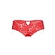 Трусики-бразиліана з квіткового мережива Raja Thong red L/XL - Passion SO5376 фото 6