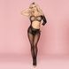 Бодістокінг на одне плече "Енжі" Black OneSize SO3658,1 - інтернет-магазин інтимних товарів Squitter