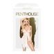 Бэби-долл с ажурным браллетом и высоким разрезом Penthouse - Sweet Beast White L/XLSO5299,3 - интернет-магазин интимных товаров Squitter