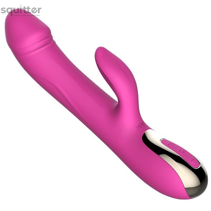 Вибратор-пульсатор Leten Automatical Thrusting Vibrator с подогревом, перезаряжаемый, 10 режимов SO2128 фото