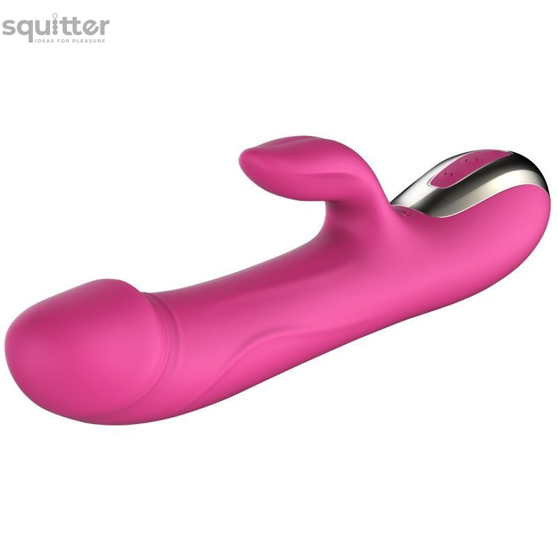 Вібратор-пульсатор Leten Automatical Thrusting Vibrator з підігрівом, що перезаряджається, 10 режимі SO2128 фото