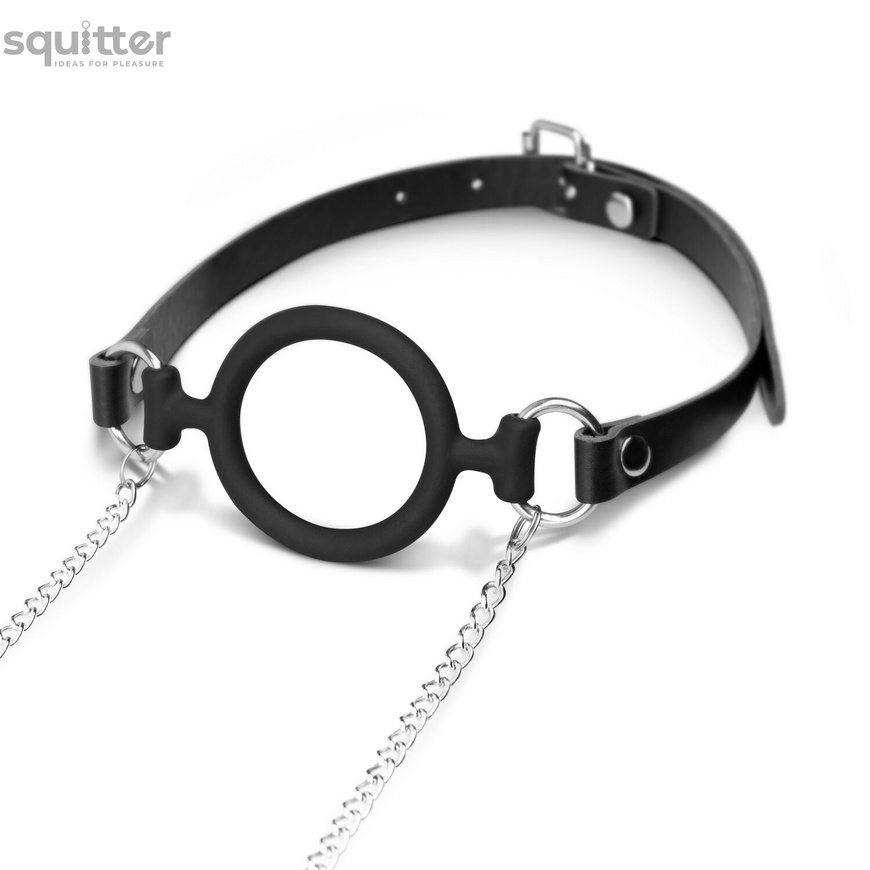 Затискачі для сосків з кляпом Bedroom Fantasies Nipple Clamps & Silicone Gag Ring SO8819 фото