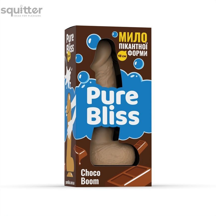 Ароматне мило пікантної форми Pure Bliss Brown Choco Boom (Шоколад) 18 см SX3027 - онлайн-сексшоп Сквітер