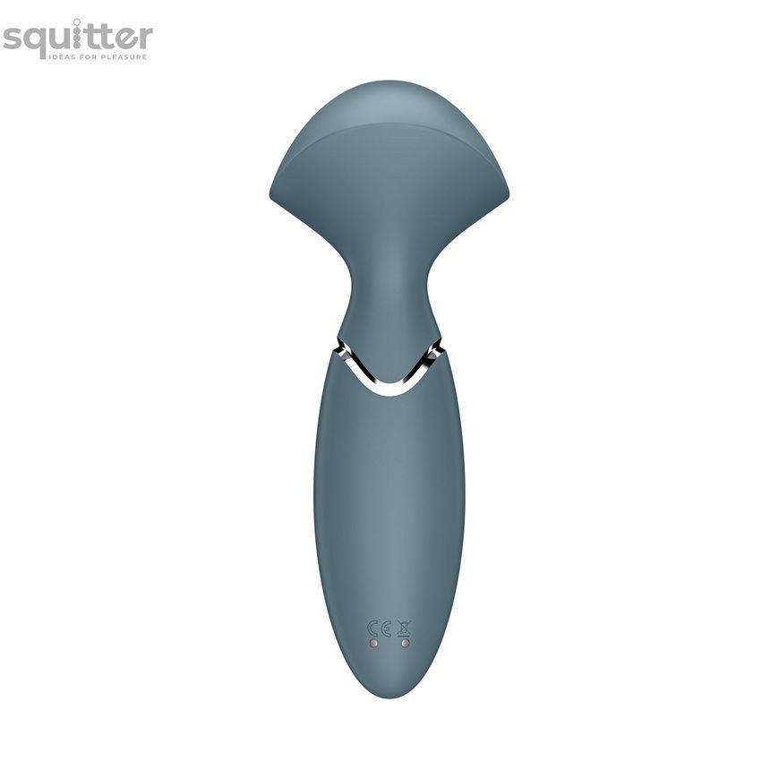 Вібромасажер Satisfyer Mini Wand-er Grey SO7793 - онлайн-сексшоп Сквітер
