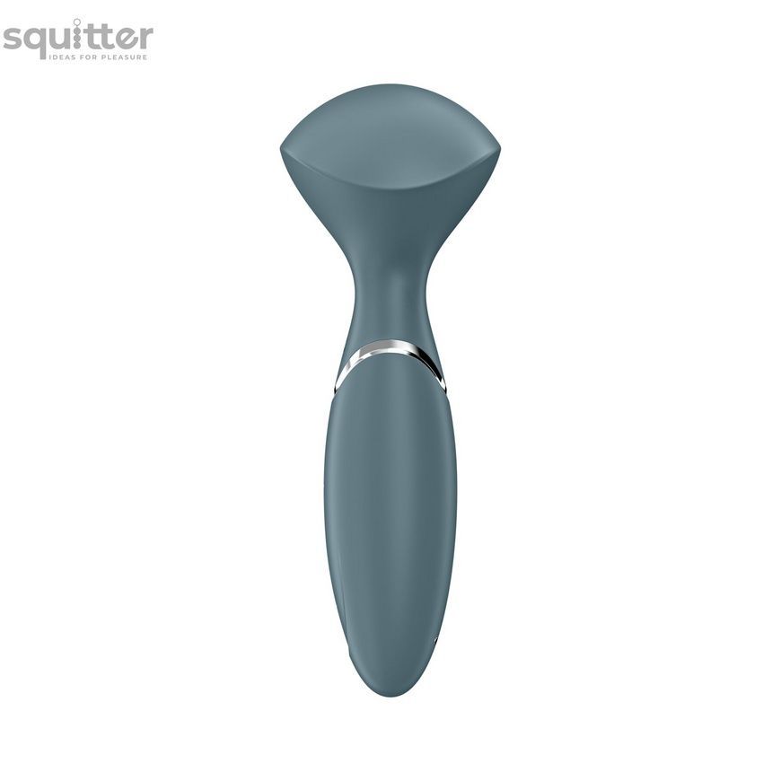 Вібромасажер Satisfyer Mini Wand-er Grey SO7793 - онлайн-сексшоп Сквітер
