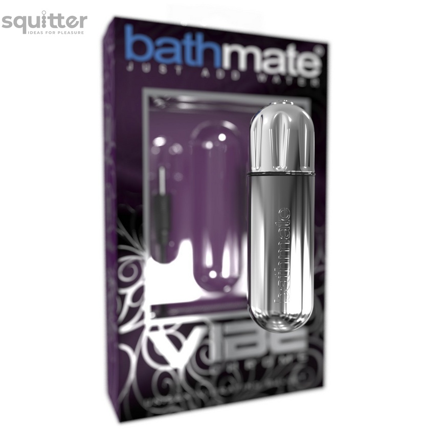 Вібропуля Bathmate Vibe Bullet Chrome, глибока потужна вібрація SO2438 фото