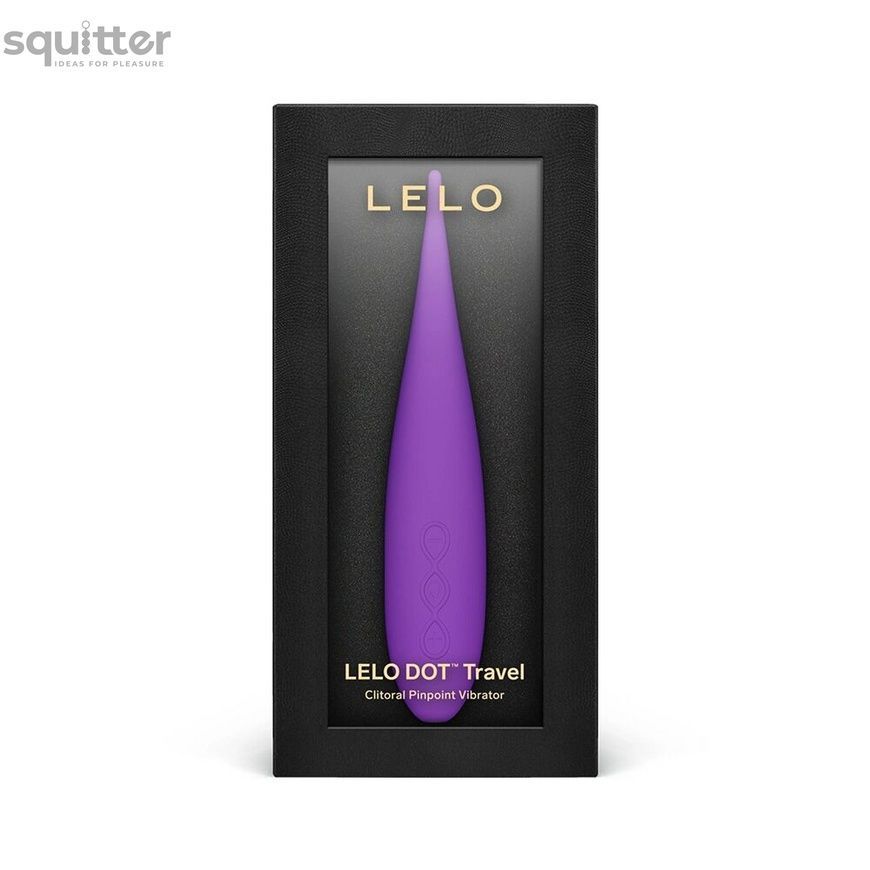 Кліторальний вібратор LELO DOT Travel Purple SX2552 - онлайн-сексшоп Сквітер
