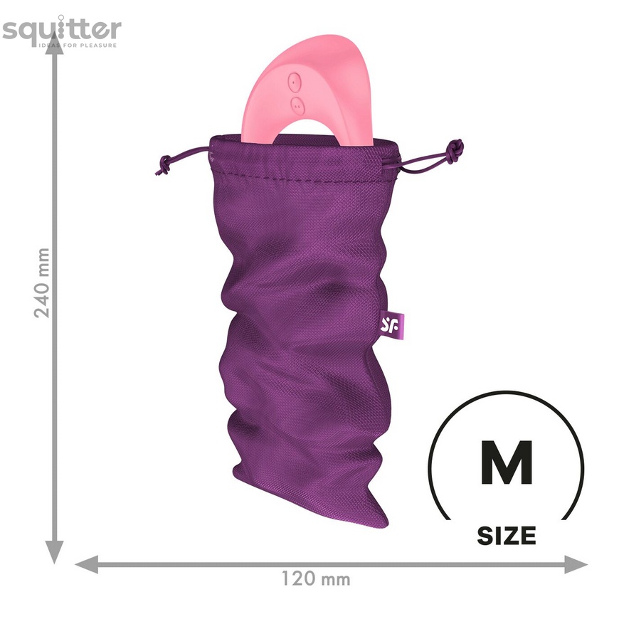 Мішечок для зберігання іграшок Satisfyer Treasure Bag M Violet SX0547 фото