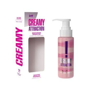 Зволожувальний крем-гель 2в1 Intt Creamy Attraction Seduction 100мл з афродизіаком, унісекс SX2803 - онлайн-сексшоп Сквітер