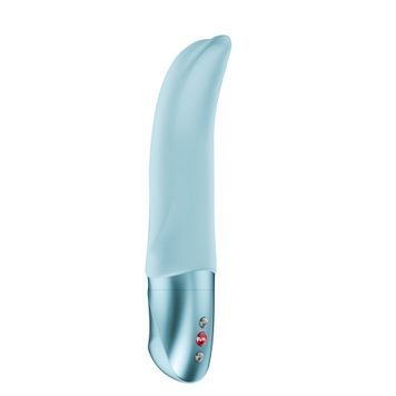 Вібратор для точки G Fun Factory Diva Dolphin Ice Blue, 10 режимів роботи, на батарейках SX3296 - онлайн-сексшоп Сквітер
