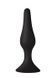Анальная пробка на присоске MAI Attraction Toys №34 Black, длина 12,5см, диаметр 3,2смSO5010,1 - интернет-магазин интимных товаров Squitter