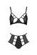 Комплект белья Passion TASMINA SET XXL/XXXL black, лиф, высокие трусики с корсетом сзадиSO8492,3 - интернет-магазин интимных товаров Squitter