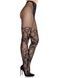 Колготки Leg Avenue Dahlia Lace Tights with Net Thigh Detail One Size SX2747,2 - інтернет-магазин інтимних товарів Squitter