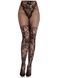 Колготки Leg Avenue Dahlia Lace Tights with Net Thigh Detail One Size SX2747,1 - інтернет-магазин інтимних товарів Squitter