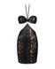 Платье под змеиную кожу Obsessive Vivianty dress XS/S, черноеSO7313,5 - интернет-магазин интимных товаров Squitter