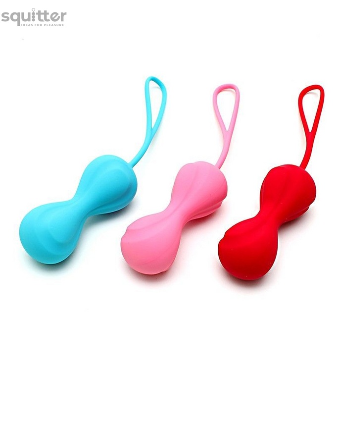 Вагінальні кульки Satisfyer Power Balls (3 пари), діаметр 3,4 см, вага 60-76-92гр, з кулькою всередині SO2300 фото