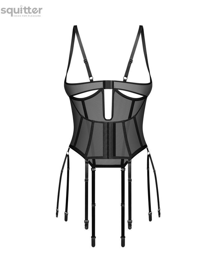 Корсет Obsessive Euphori corset 2XL/3XL SX3085 - онлайн-сексшоп Сквітер