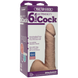 Фаллоимитатор Doc Johnson Vac-U-Lock - 6 Inch ULTRASKYN Cock White, диаметр 4,3смSO1560,2 - интернет-магазин интимных товаров Squitter