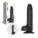 Фалоімітатор з вібрацією і ротацією Strap-On-Me Rotating & Vibrating Realistic Dildo - L - Black SX3503,1 - інтернет-магазин інтимних товарів Squitter